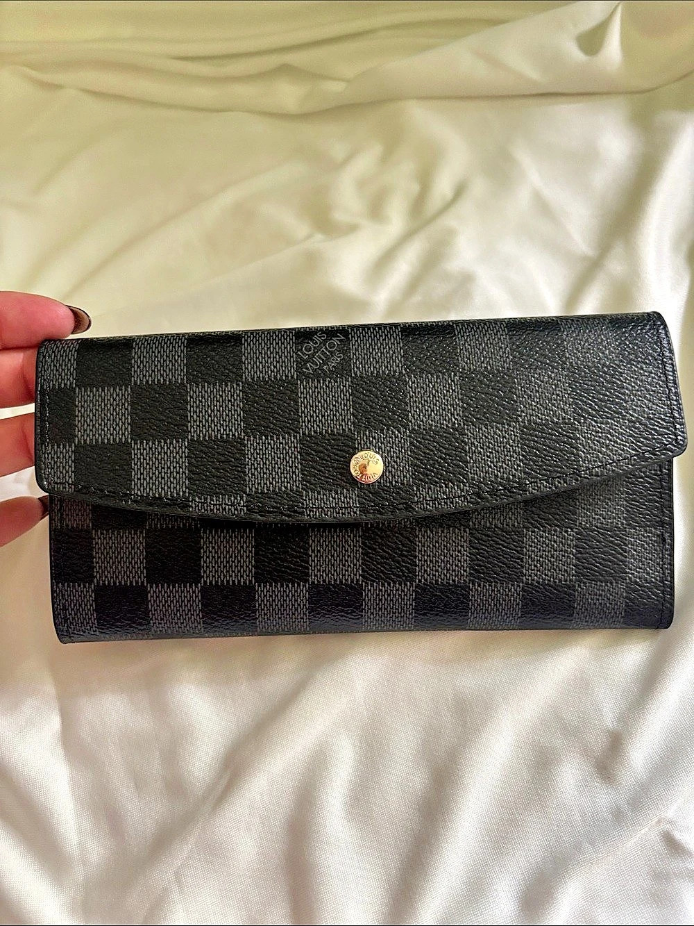Inspired long wallet Black